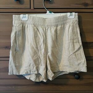 Bundle of Old Navy Tan High Waist Shorts, wide leg pants.